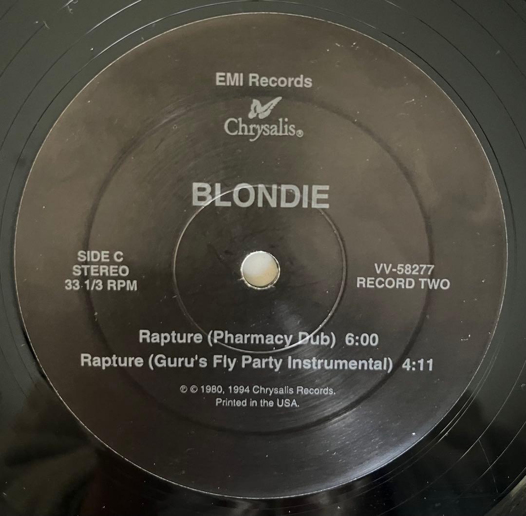 洋楽 US2LP Blondie / Rapture Remix