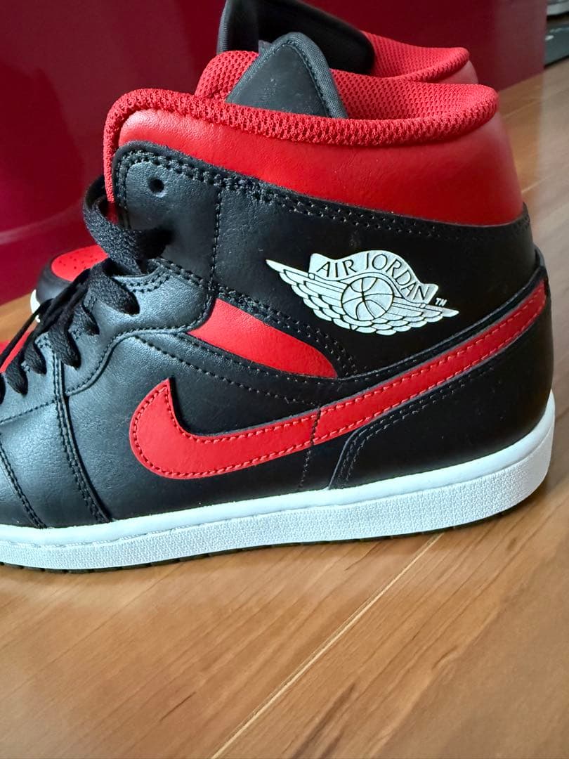 Air Jordan ハイカットシューズ 黒/赤　未使用品