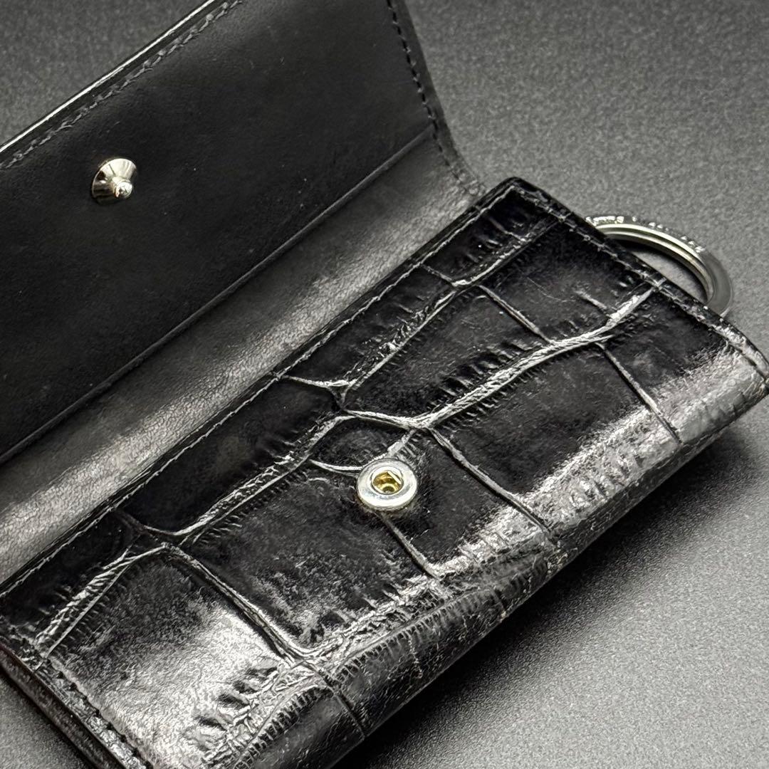 Vivienne Westwood クロコダイル型押しレザーキーケース