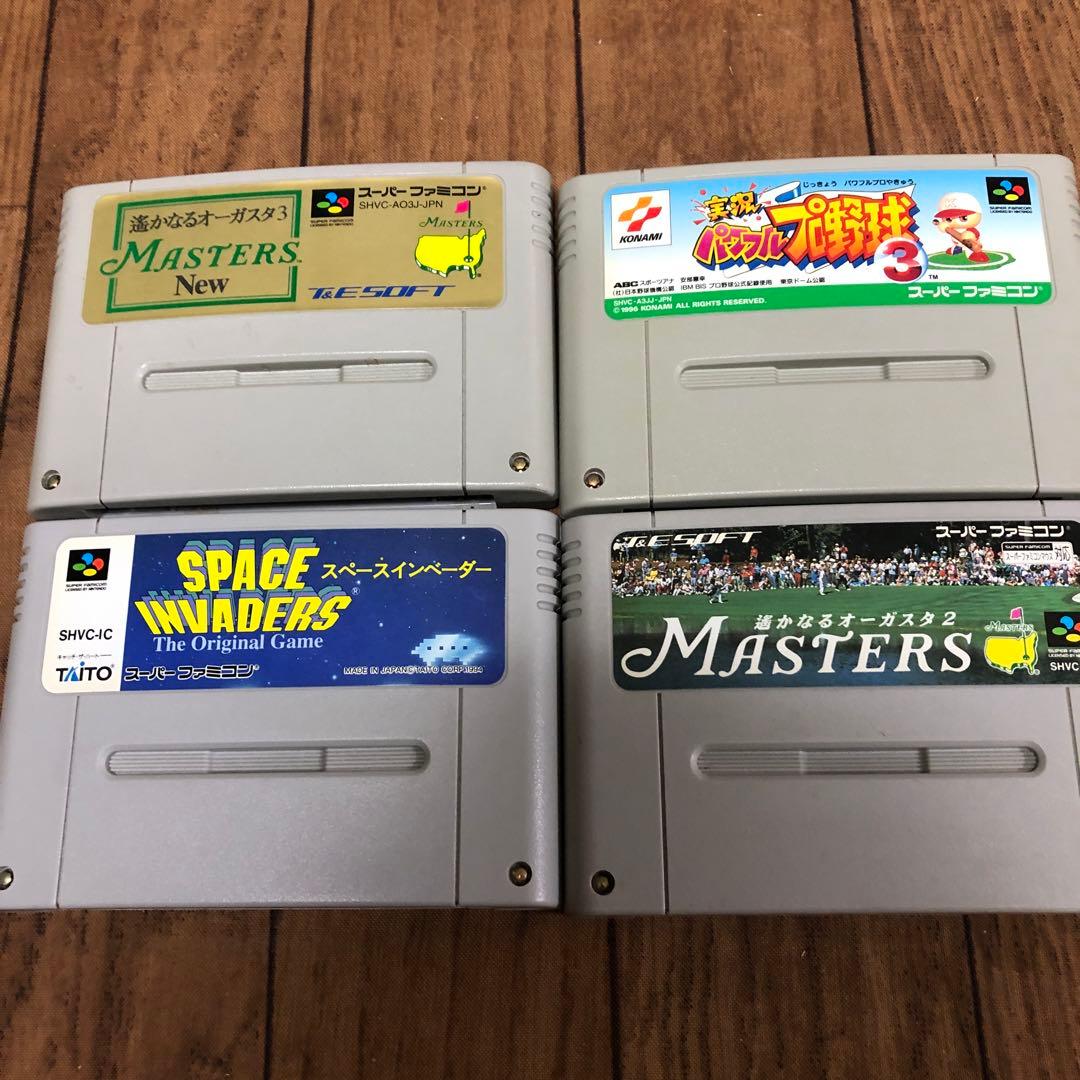 ニンテンドー　スーパー　ファミコン　本体　ソフト14