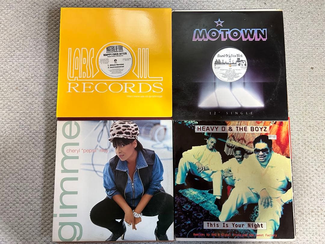 90年代R&B洋楽レコードコレクション６０枚