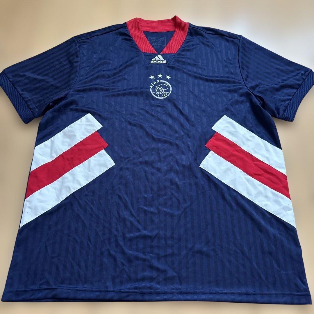美品！adidas☆アヤックス 22/23 ICON ジャージー(ネイビー)XL