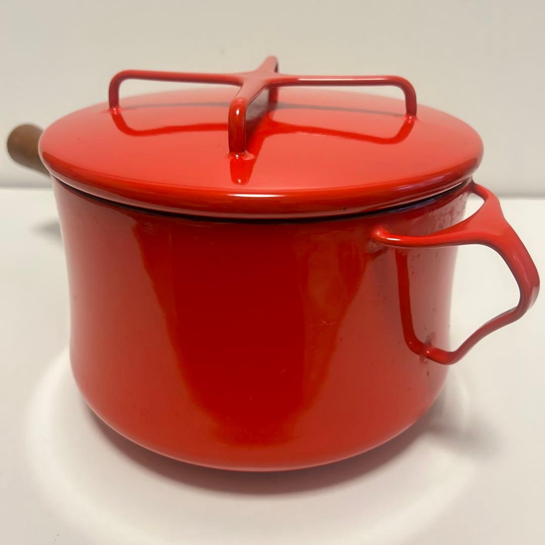 DANSK 赤い片手鍋　18cm