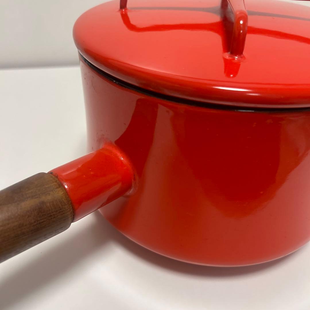DANSK 赤い片手鍋　18cm
