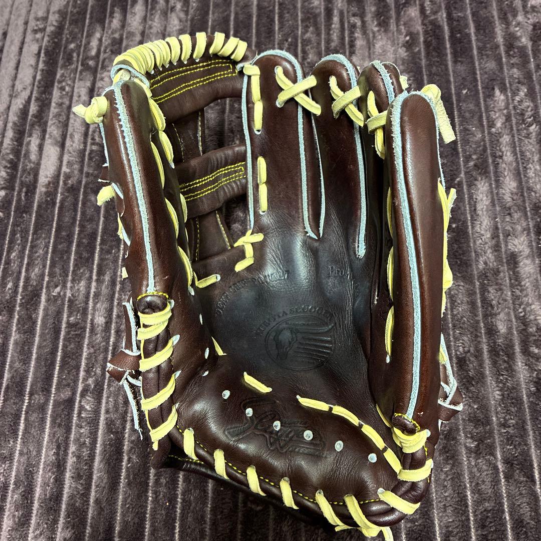 プロ野球選手が使用Sanger Aggressive ブラウングローブ