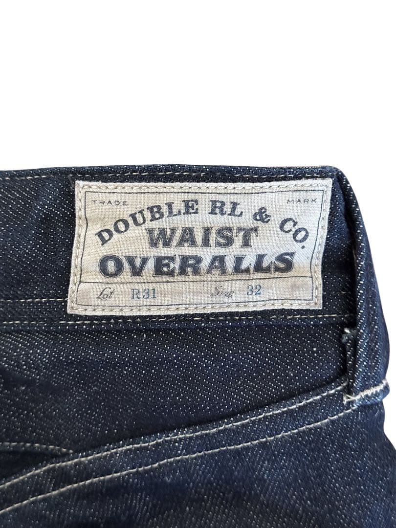 RRL ダブルアールエル WAIST OVERALLS Lot R31 デニム