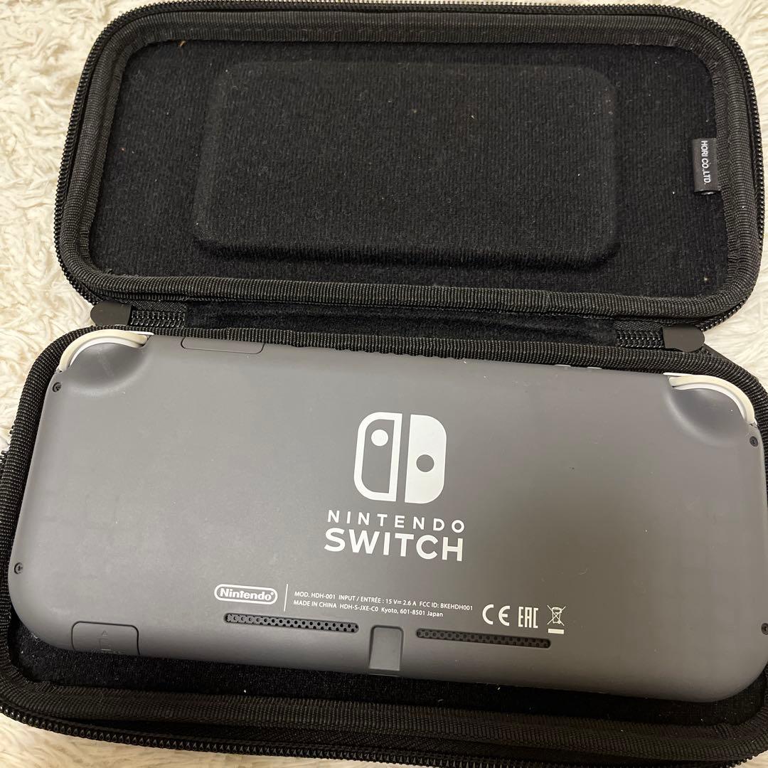 Nintendo Switch Lite グレー 本体とハードケース