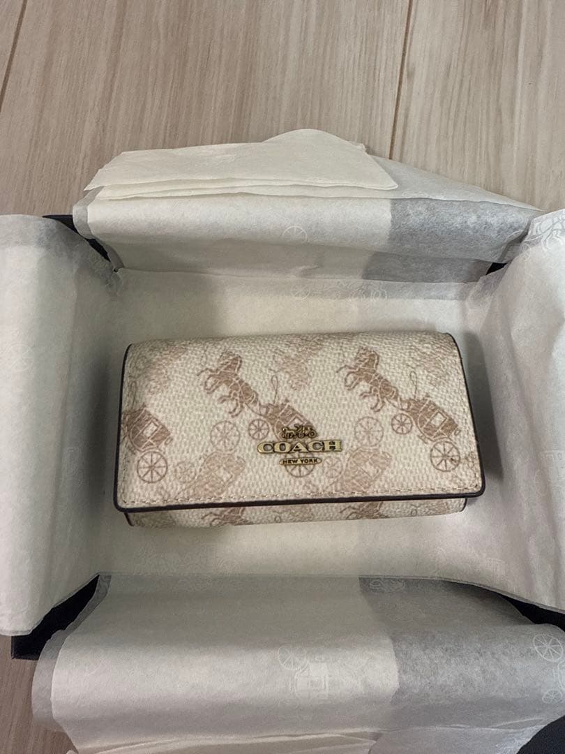 新品未使用 コーチ 6リング キーケース C9612 COACH