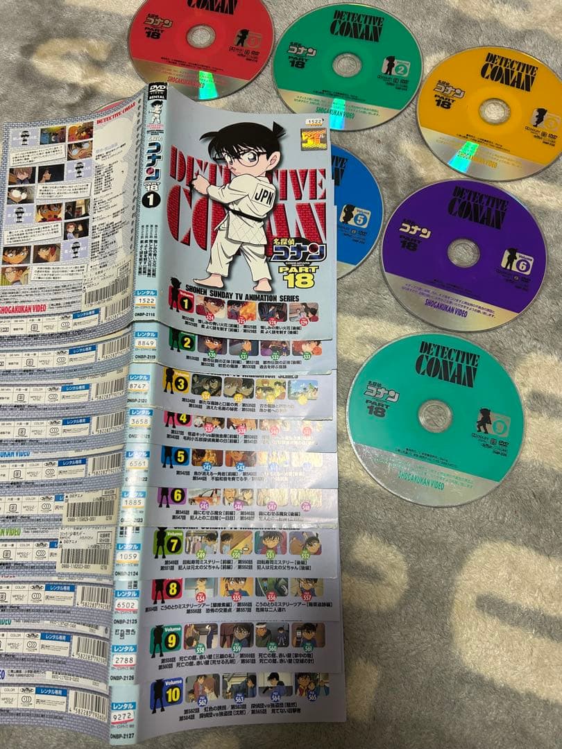 コナンDVD part11 part13part18 part19 part21
