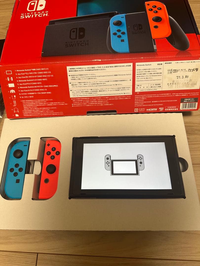 ち*ま様 Nintendo Switch 本体　付属品あり