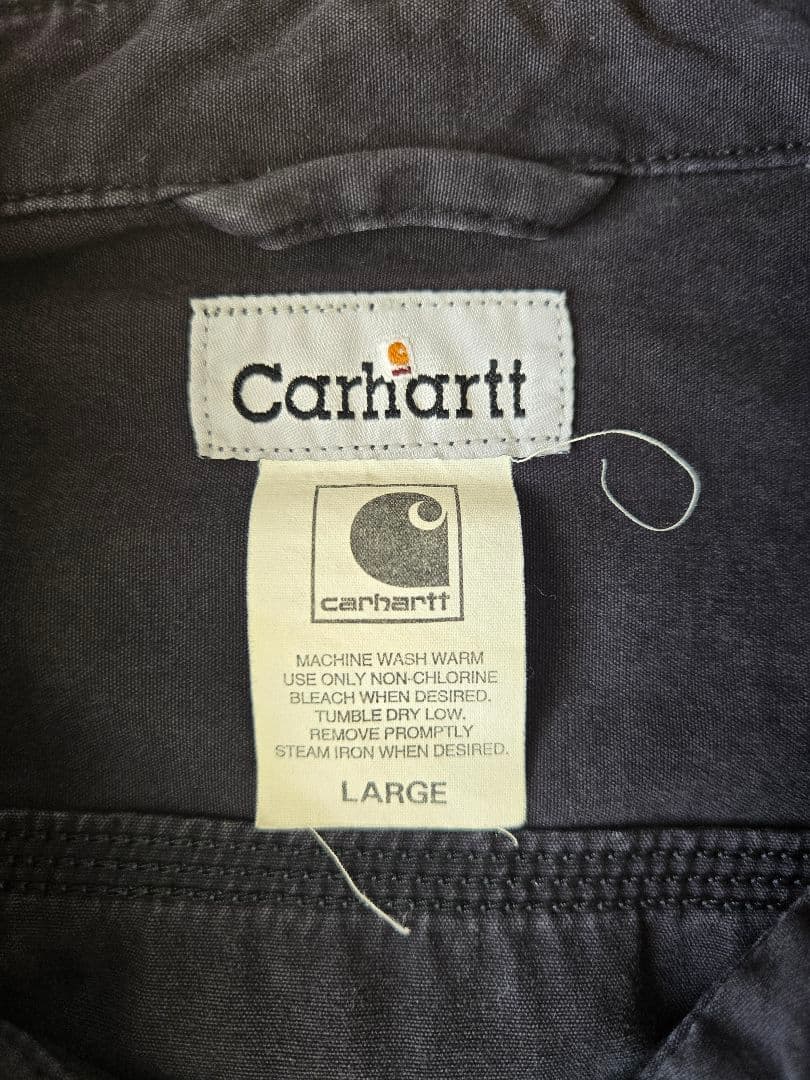 一点物 Carhartt ワーク ジャケット L デカジップ
