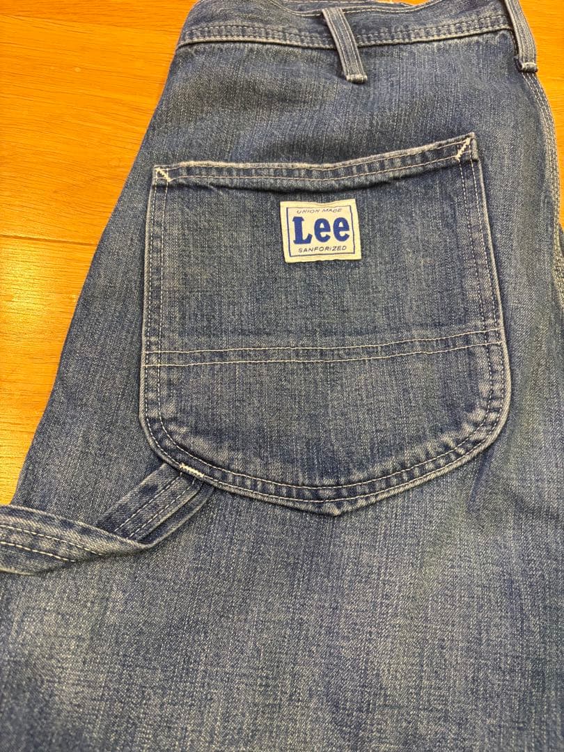 リー　ペインターパンツ　ユーズド加工　Sサイズ