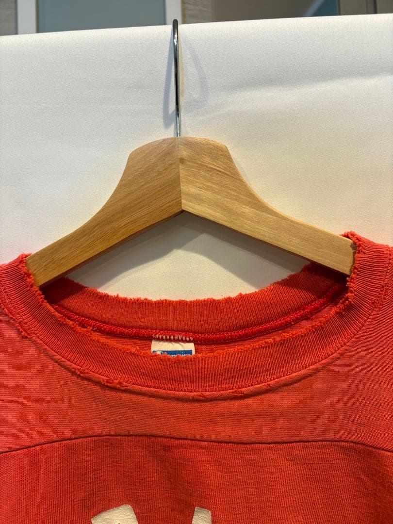 70s champion カレッジフットボール tシャツ
