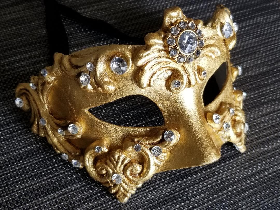 ベネチアンマスク Colombina Barocco Gold