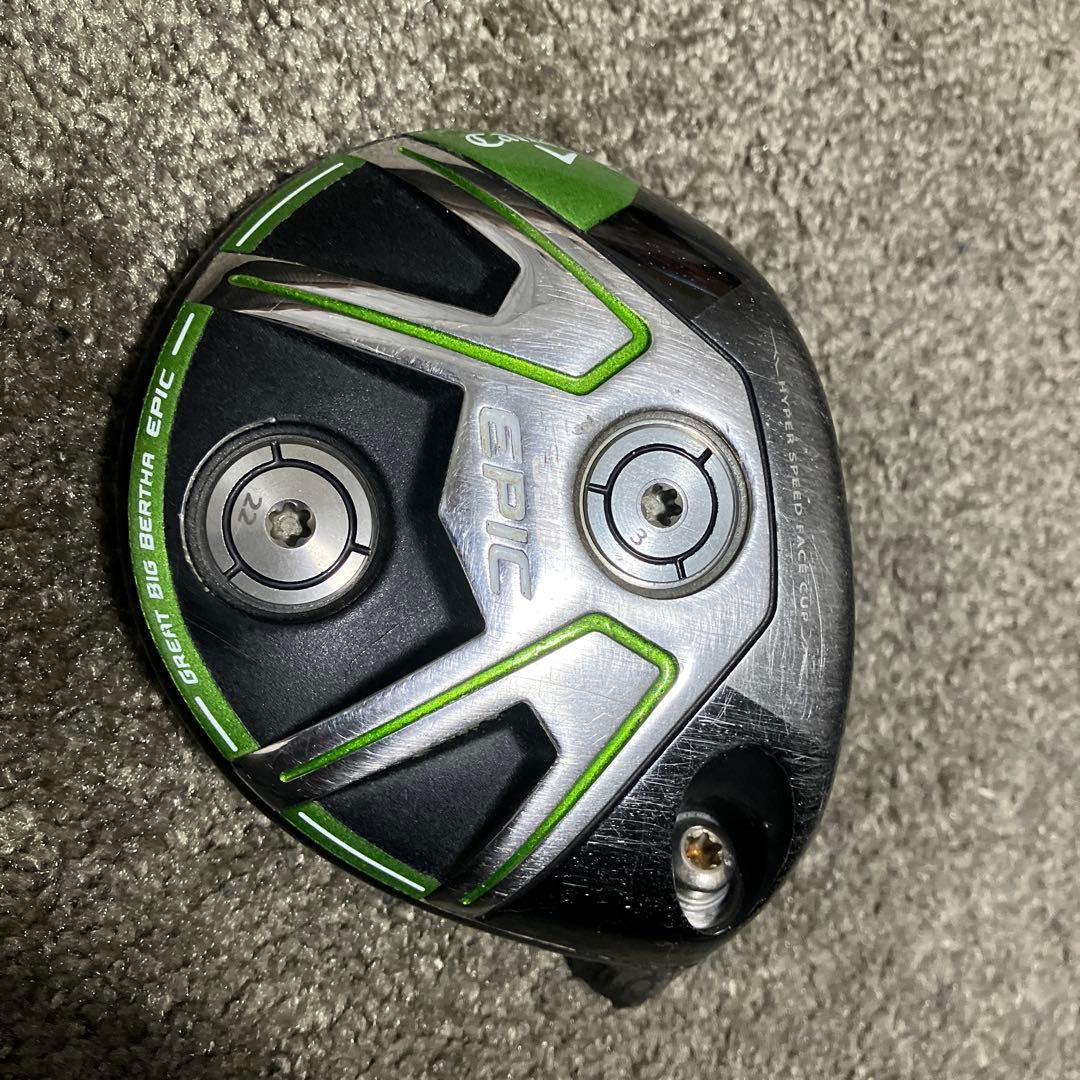 名器キャロウェイ GBB EPIC サブゼロ5W 18度ヘッドのみ