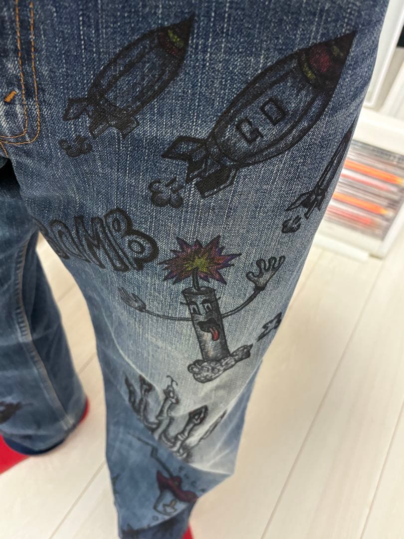 リーバイス ペイントパンツ メモリアルパンツ
