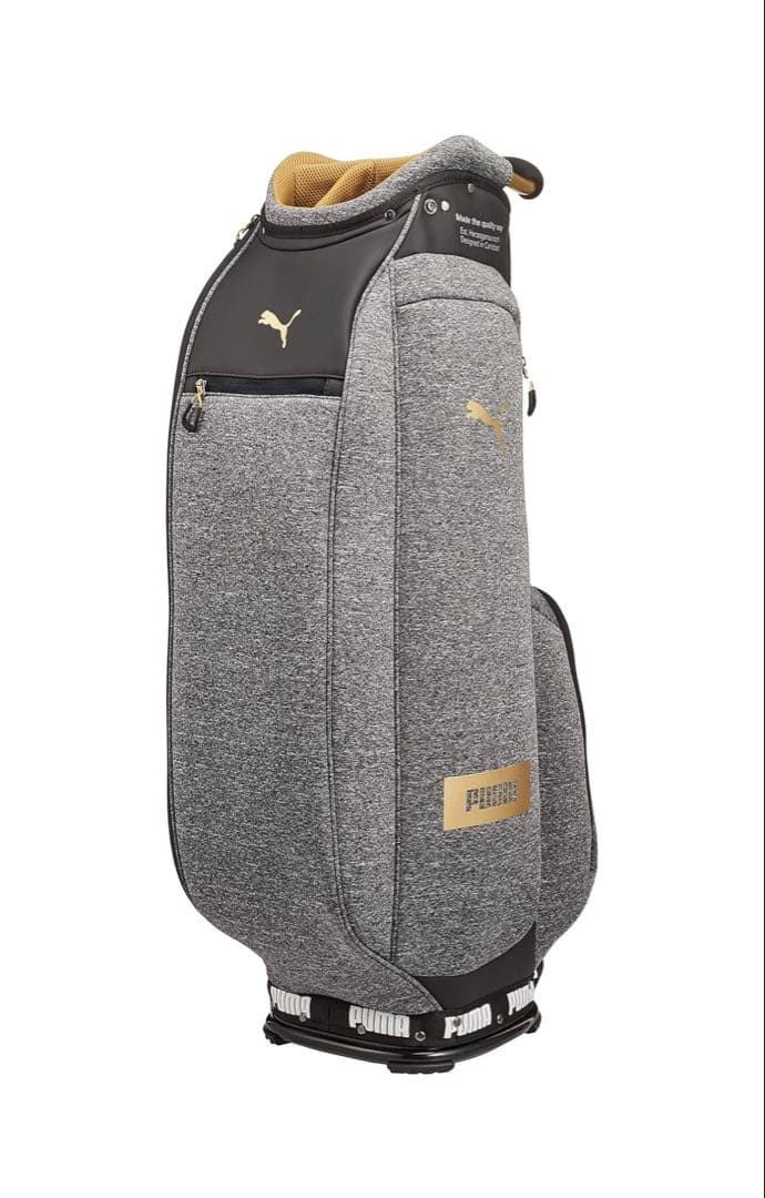 PUMA GOLF キャディバッグ フード付 9.5型 グレー ヘザー CB