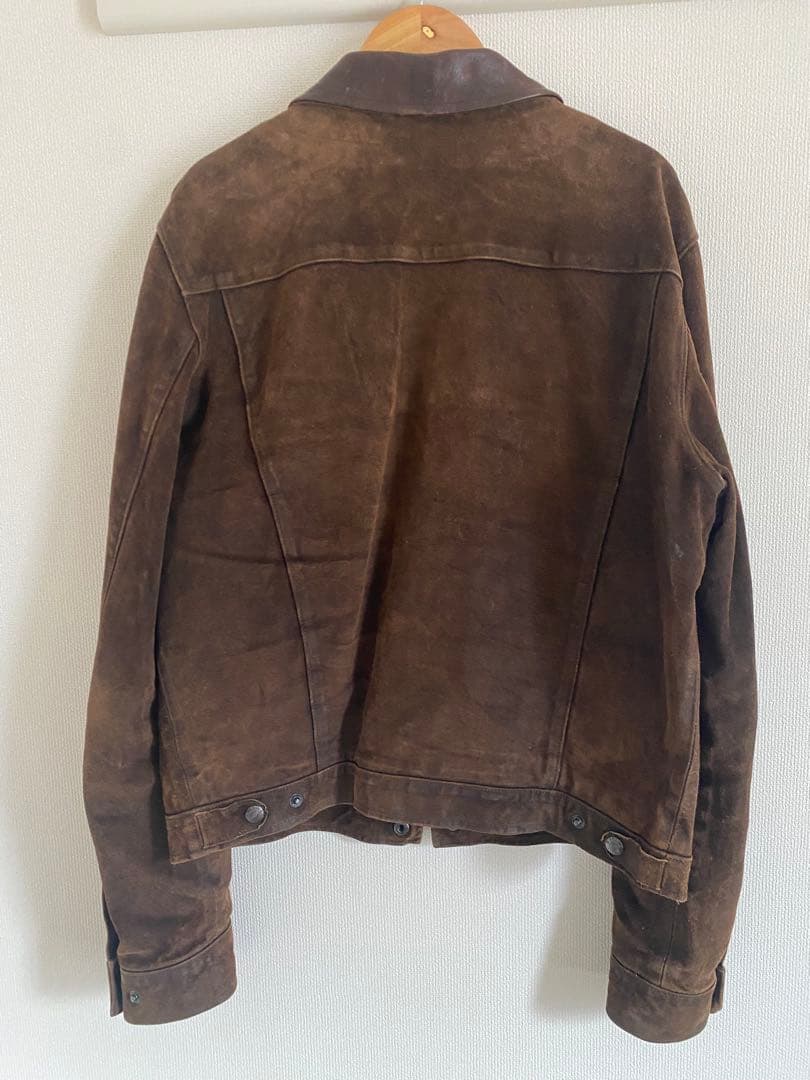 (希少)90s Ralph Lauren スエードトラッカージャケット　Sサイズ
