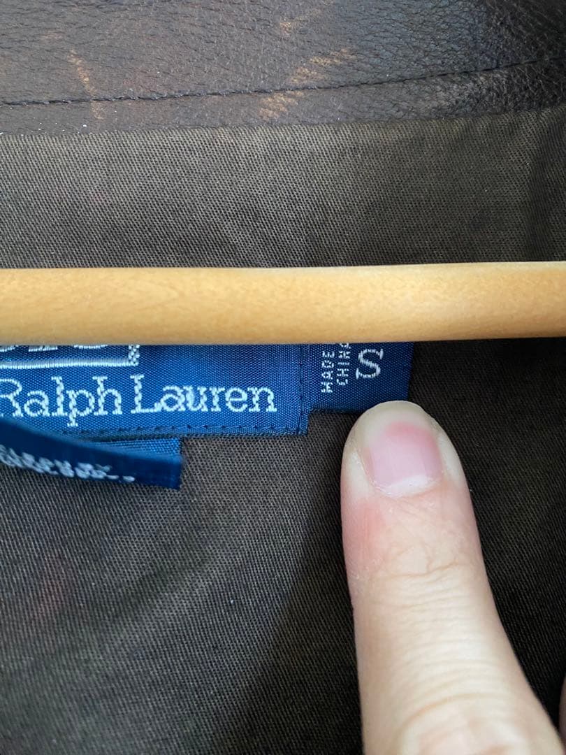 (希少)90s Ralph Lauren スエードトラッカージャケット　Sサイズ