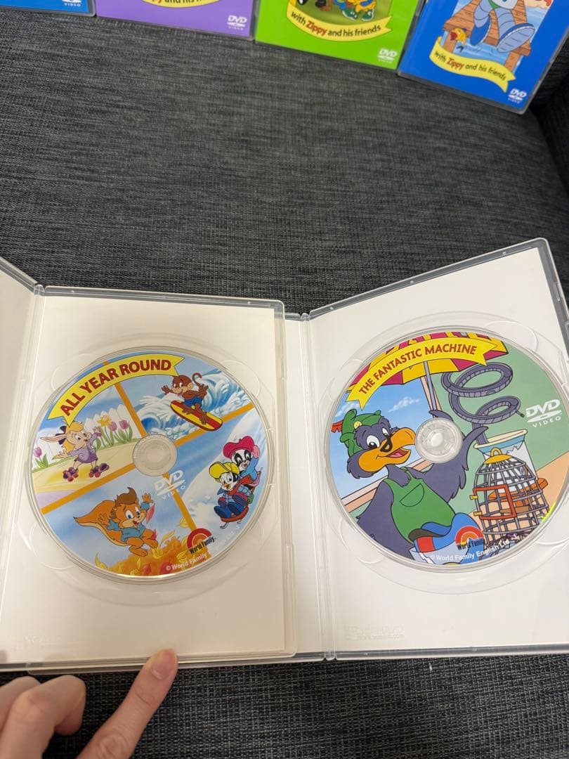 DWE ディズニー英語システム zippy DVD12枚セット・字幕あり