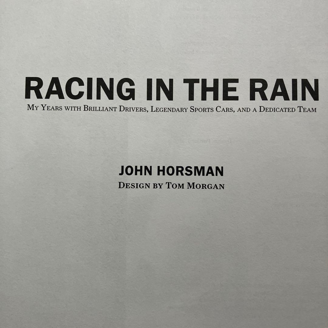 スポーツカーレースの名著【洋書】ジョン・ホースマンのレーシング・キャリア自伝