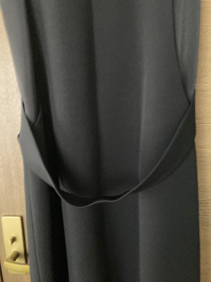 【超美品】スコットクラブ❤️ブラック ノーカラーロングジレ