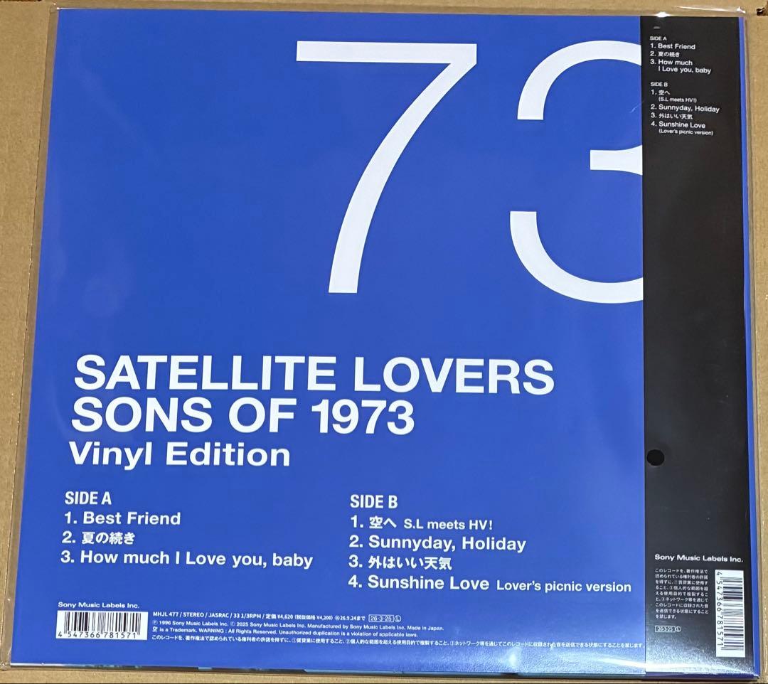 SATELLITE LOVERS SONS OF 1973 アナログ盤