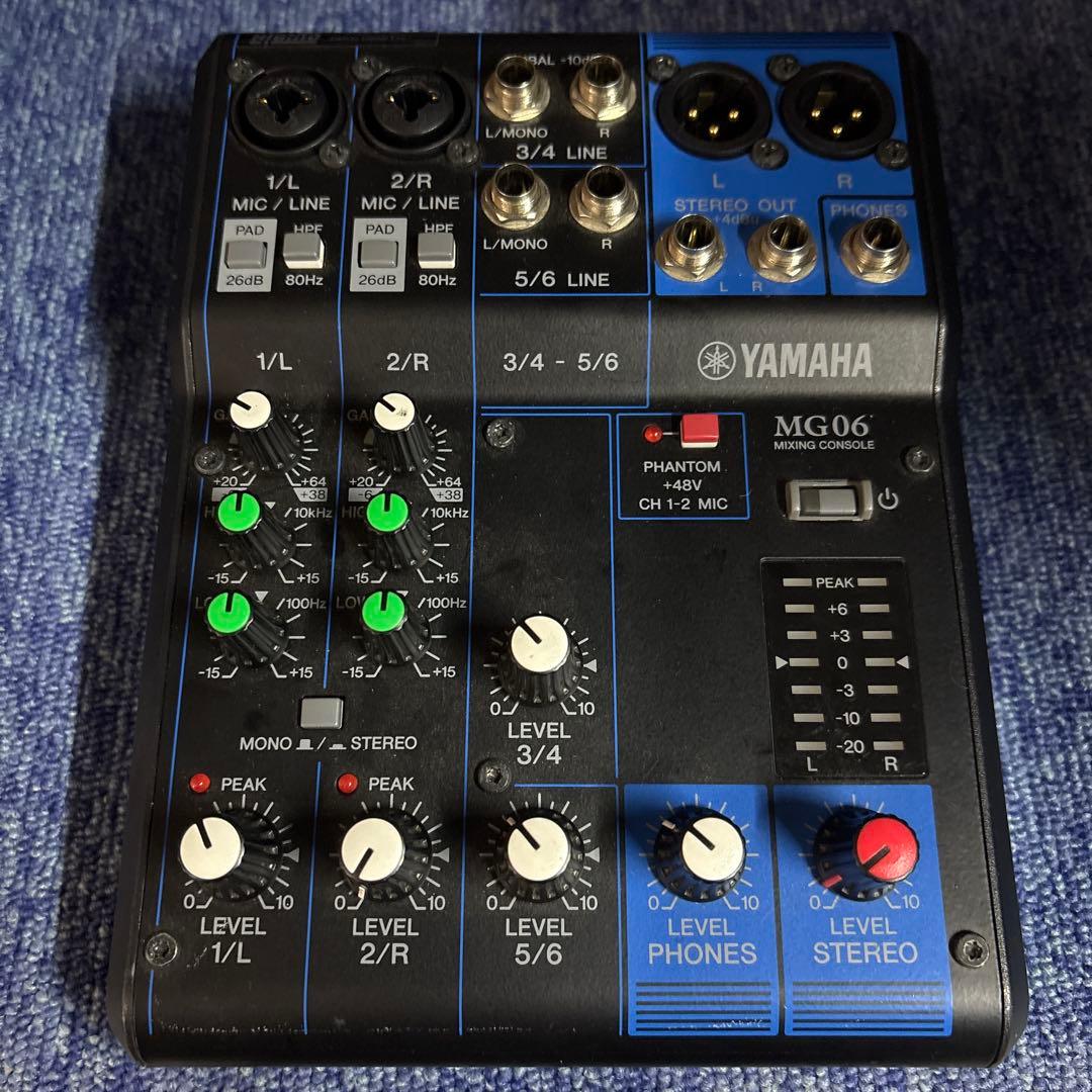 ぬ*こ様 YAMAHA MG06 アナログミキサー