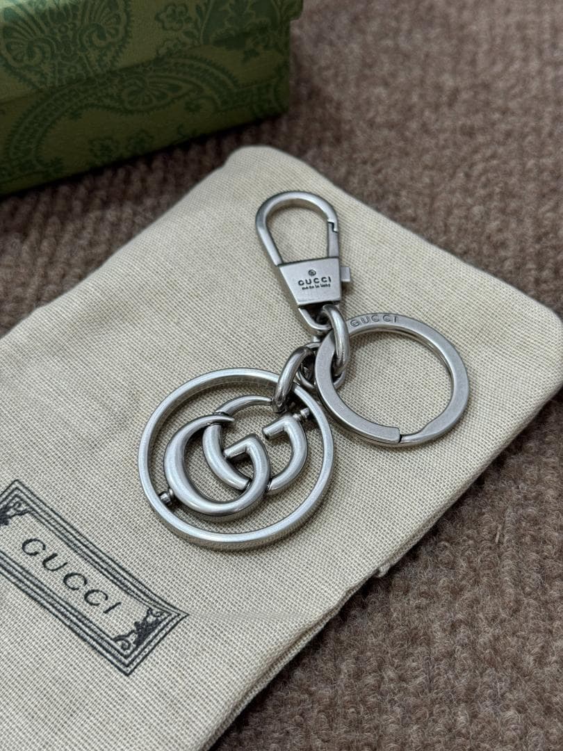 即発送/シルバー✭グッチ キーホルダー GUCCI　メンズ小物