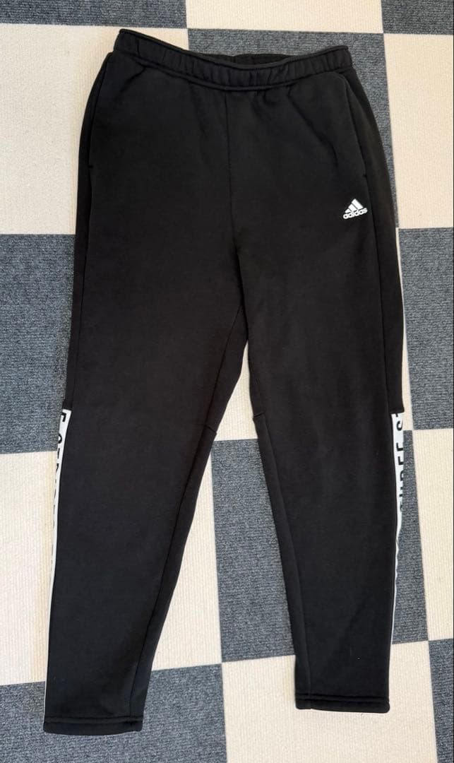 adidas ジャージ上下セット ベージュ/黒