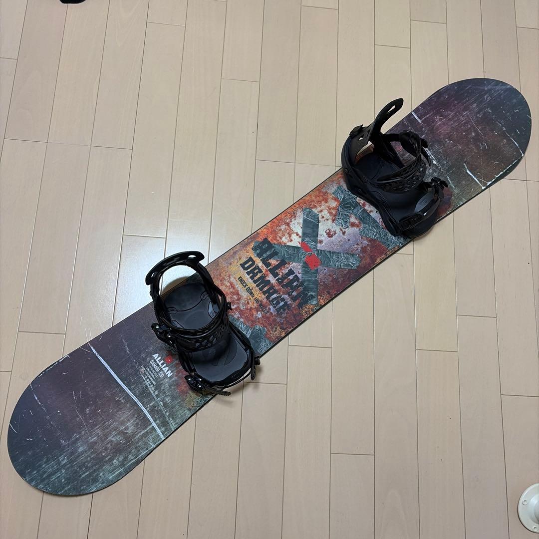 スノーボード3点セット ALLIAN×FLUXバイン ブーツ26.5cm メンズ