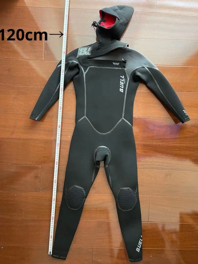 【ジュニア】Buell フルスーツ 4mm/3mm ジャージ　フード付き
