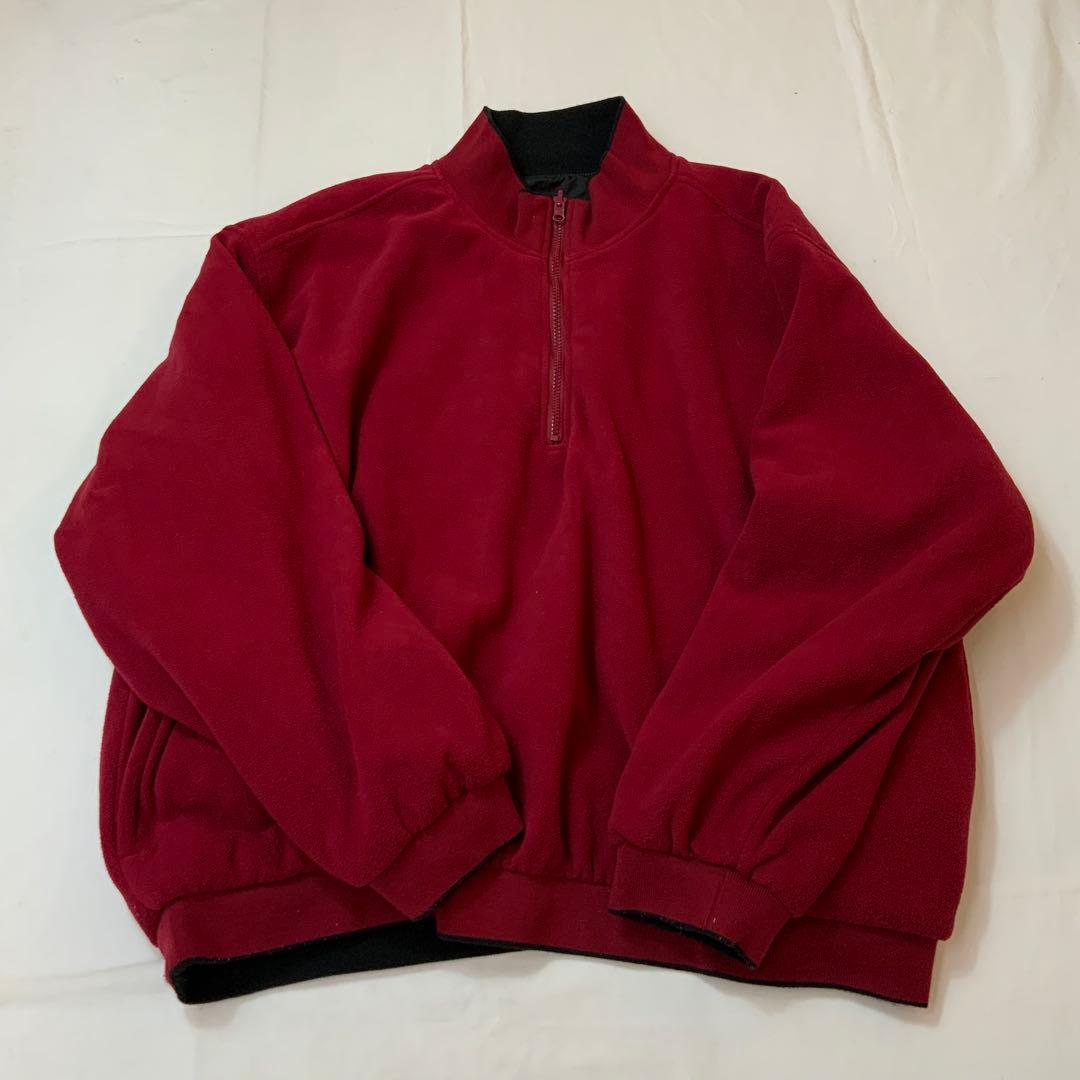 A/W WEDGE リバーシブル プルオーバー ブルゾン ハーフジップ XXL