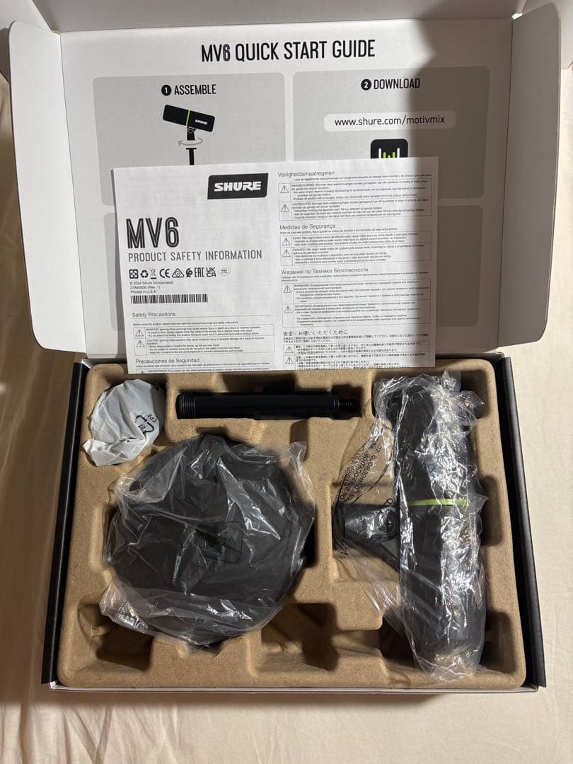 配信機器・PA機器・レコーディング機器 SHURE MV6 USB Gaming Microphone