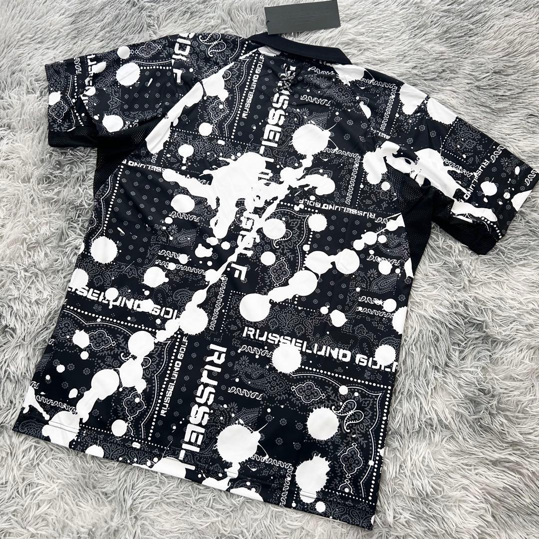 新品　ラッセルノ　セットアップ　ハーフジップ　ポロシャツ　ハーフパンツ　バンダナ