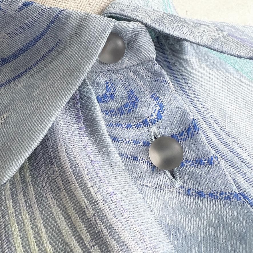 美品★GIORGIO ARMANI★総刺繍★裏地付★ロング★シャツ★ジャケット