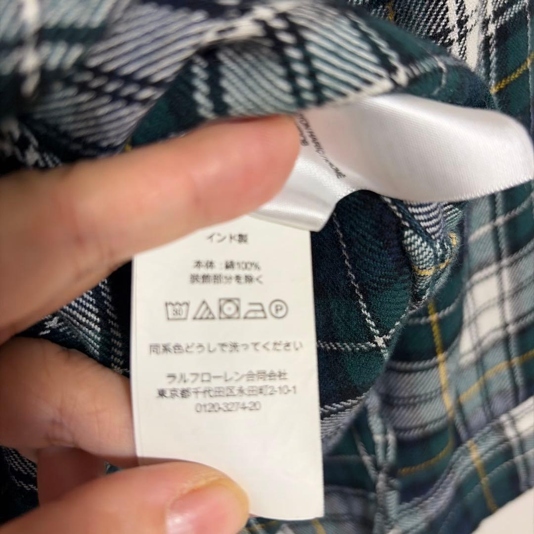 【美品・本日限定価格】POLO RALPH LAURENネルシャツ