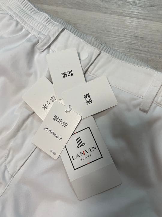 訳あり処分ランバンスポール　定価3万円　レインウェア　ロング　レインパンツ　L