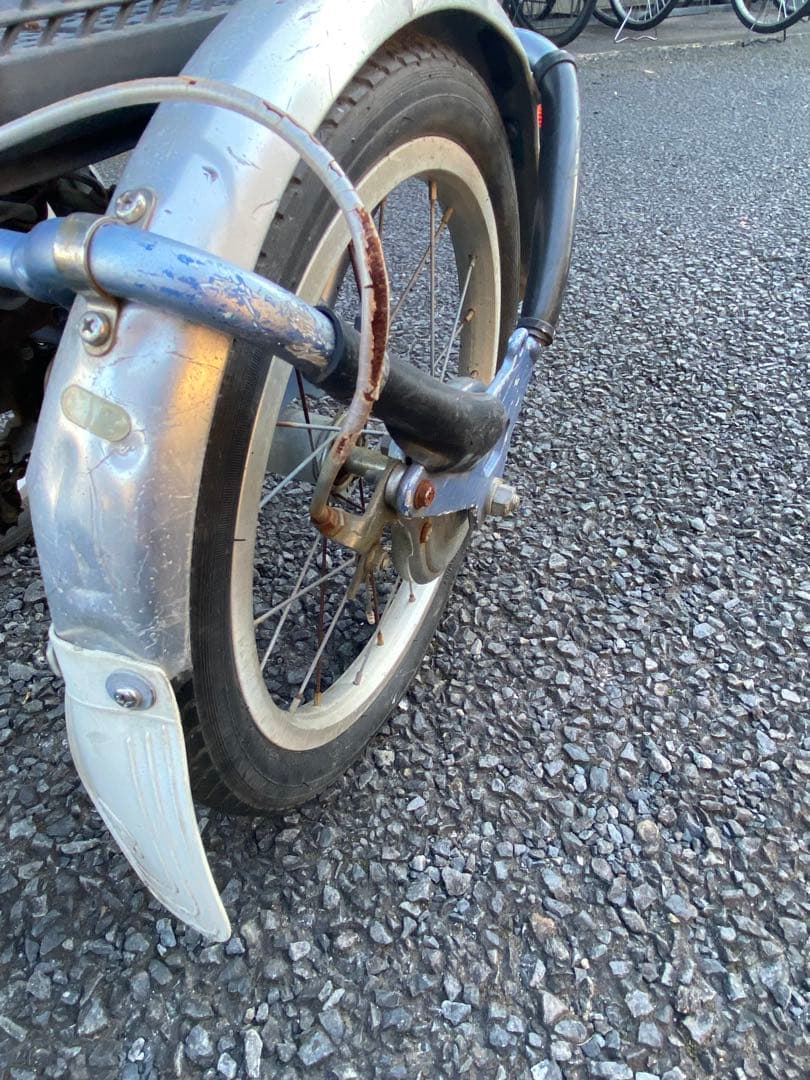 ブリヂストン電動アシスタワゴン三輪車 ブルー