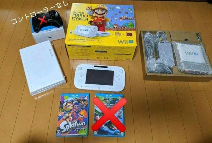Wii U スーパーマリオメーカー セット他ソフト1本