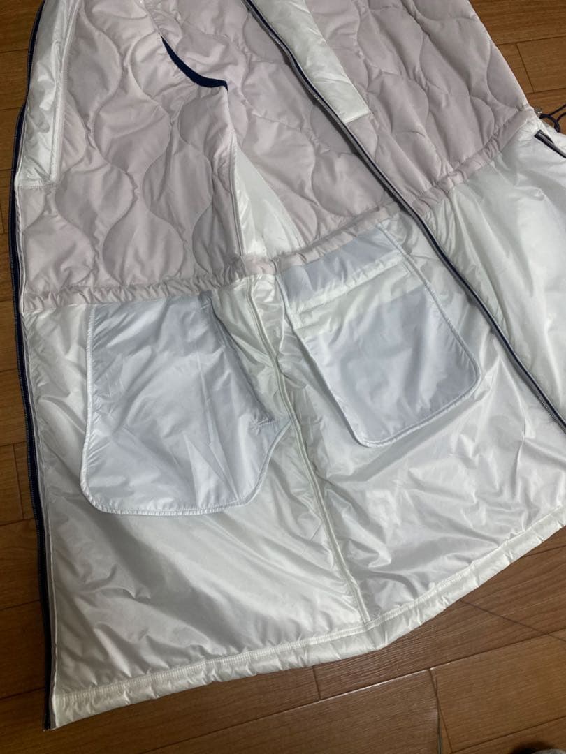 美品⭐︎and per seアンパスィ　ベストワンピースＬマスターバニー白ベージュ