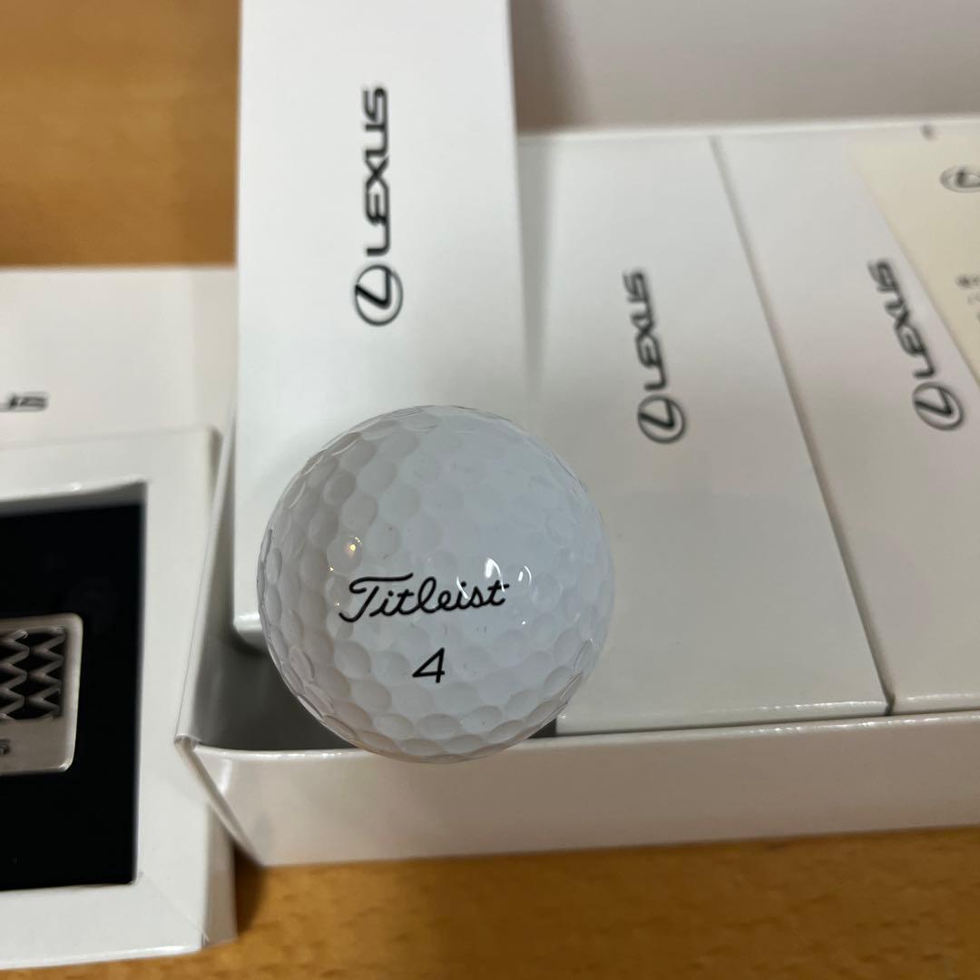 Lexus ゴルフ ボールマーカー+proV1+ボールポーチ　新品未使用