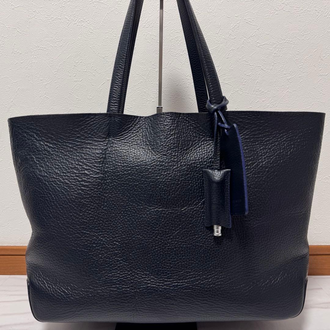 ペッレモルビダ メイデンボヤージュ レザートートバッグ ネイビー A4 ビジネス