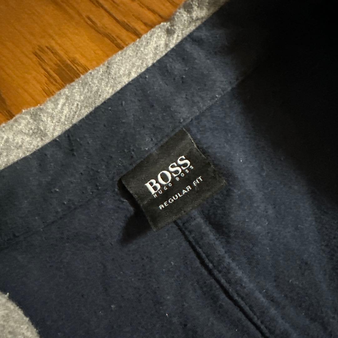 HUGO BOSS グレー レギュラーフィット ジャケット　XXXL