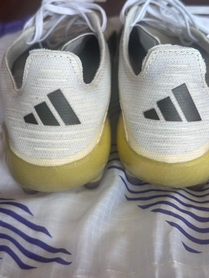 adidas F50 サッカーシューズ ホワイト/ブラック26.5