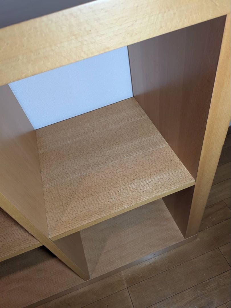 ■送料込■無印 オープンシェルフ 2×2木製棚 スタッキング ブナ材 MUJI