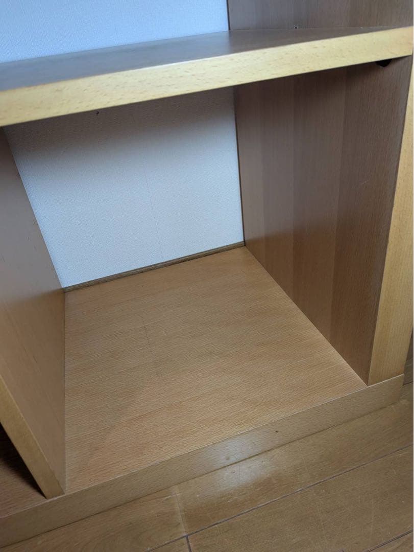 ■送料込■無印 オープンシェルフ 2×2木製棚 スタッキング ブナ材 MUJI