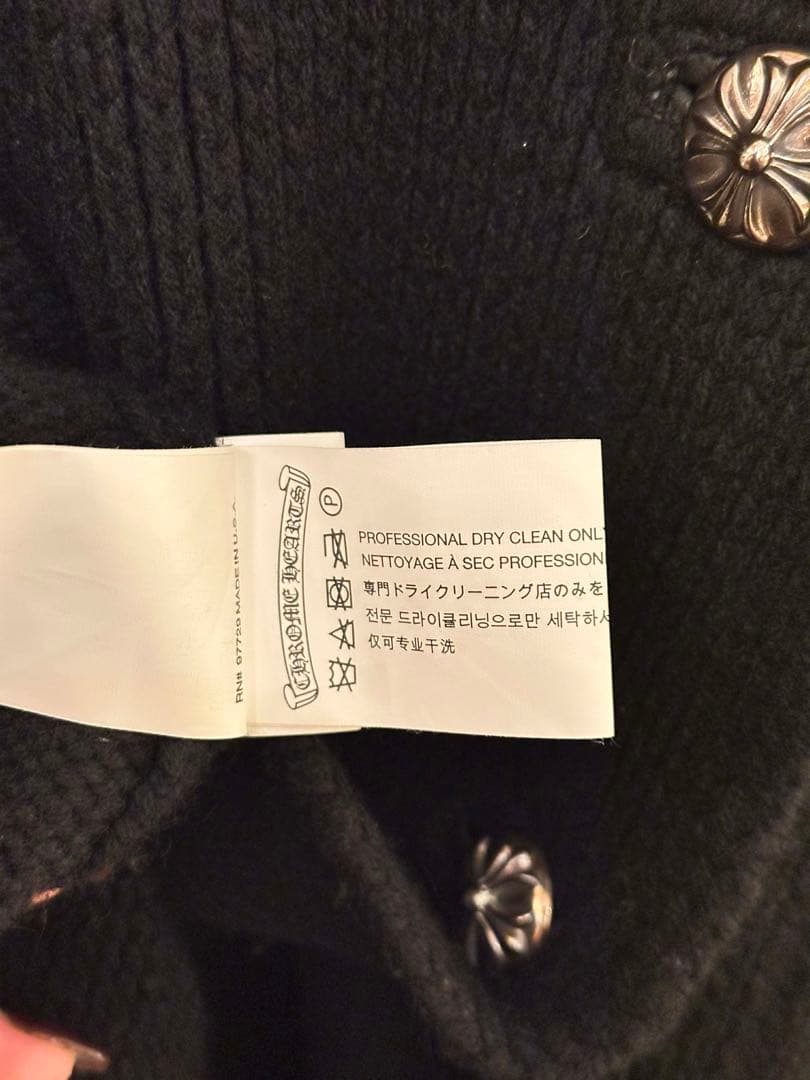 g*d様 Chrome Hearts Cashmere Cardigan ジャケ