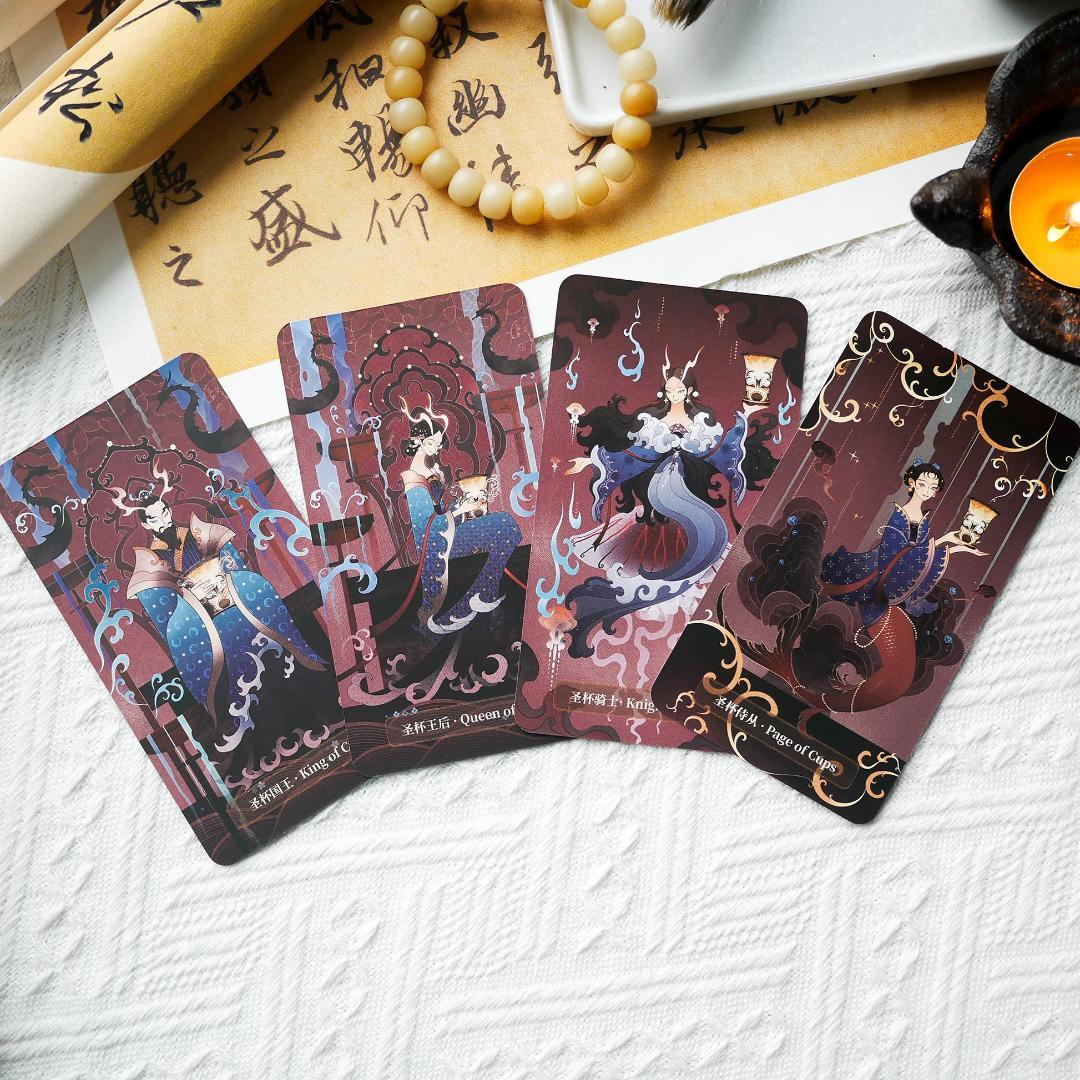 【正規品タロットカード】超美麗デッキ✨入手困難希少レア✨ドラゴン／龍のタロット