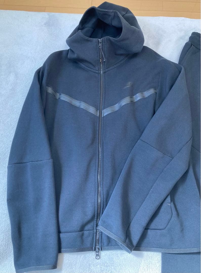 ナイキ テックフリース 上下セット NIKE ブラック 黒